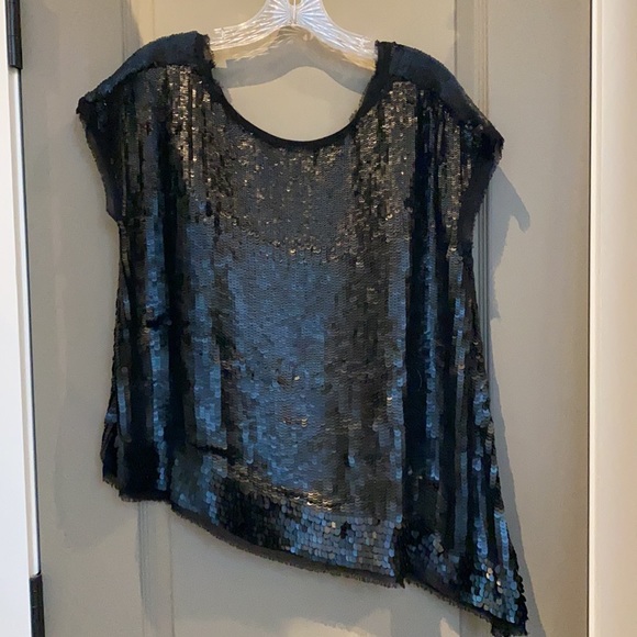 All Saints Multi Sized Asymmetrical Top - Picture 4 of 6